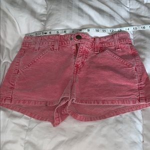 Levi’s red almost light pink corduroy shorts sz 3